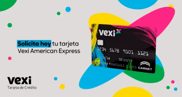 La tarjeta de crédito Vexi American Express